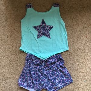 Girls Tank and Stars Summer Outfit